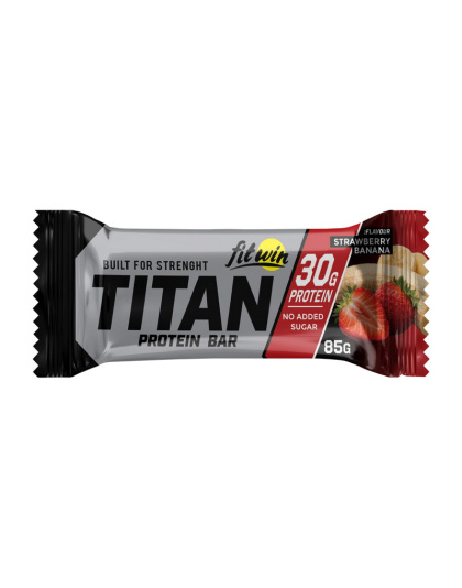 FitWin Titan Protein Bar (85 g, strawberry banana)