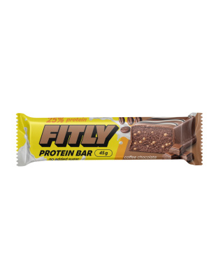 Fitly Fitly 25% Protein Bar (45 g, coffee chocolate)