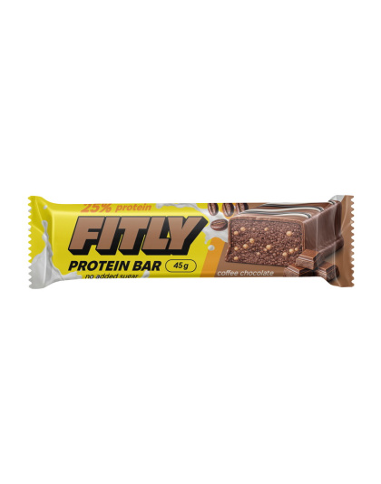 Fitly Fitly 25% Protein Bar (45 g, coffee chocolate)