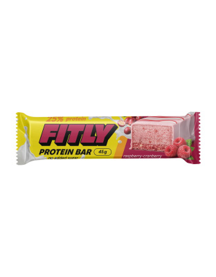 Fitly Fitly 25% Protein Bar (45 g, raspberry cranberry)