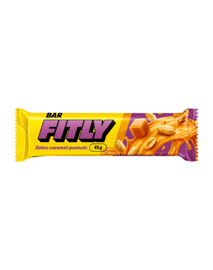 Fitly Fitly Bar No Sugar Added (45 g, dates caramel peanuts)