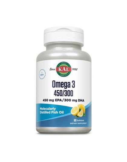KAL Omega 3 Molecularly Distilled Fish Oil (60 softgel)