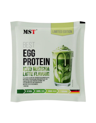 MST Best Egg Protein (25 g, iced matcha latte)