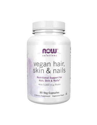 NOW Vegan Hair, Skin & Nails (90 veg capsules)