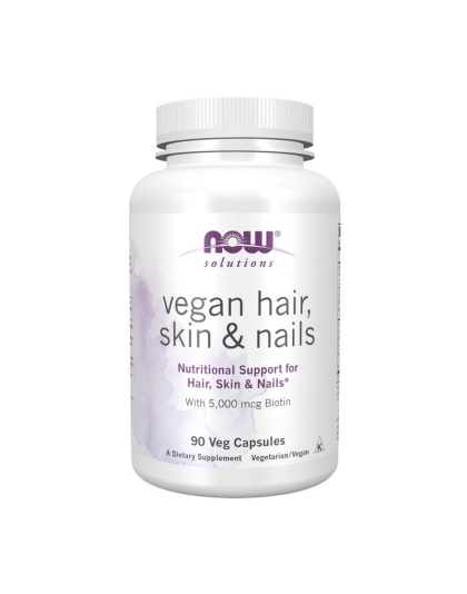NOW Vegan Hair, Skin & Nails (90 veg capsules)