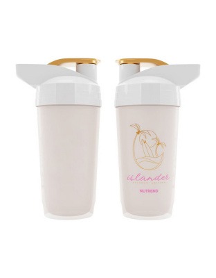 Nutrend ShakerX Islander (600 ml, white pink)