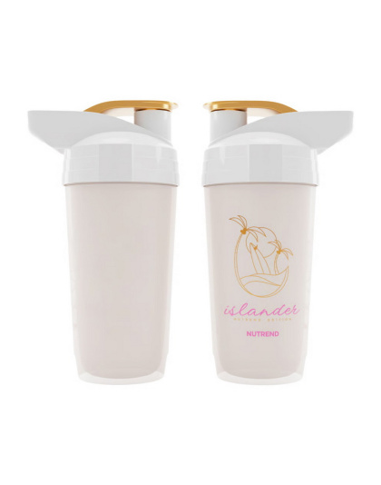 Nutrend ShakerX Islander (600 ml, white pink)