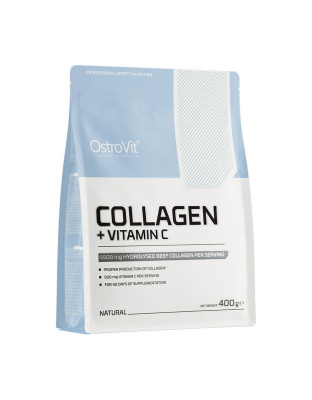 OstroVit Collagen + Vitamin C (порушено цілісність упаковки) (400 g, pure)