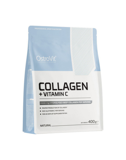 OstroVit Collagen + Vitamin C (порушено цілісність упаковки) (400 g, pure)