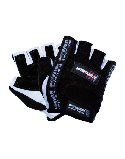 Power System Workout Gloves Black 2200BK (M size)