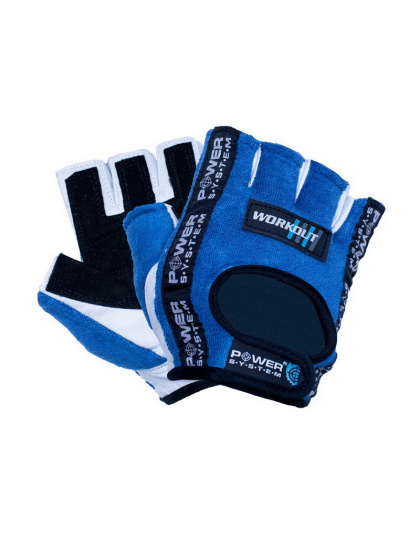Power System Workout Gloves Blue 2200BU (L size)