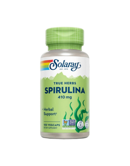 Solaray Spirulina 410 mg (100 veg caps)