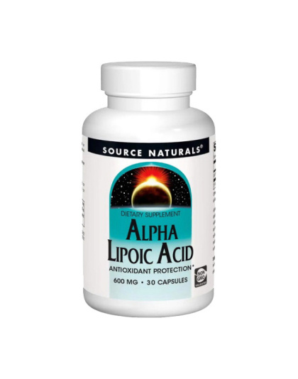 Source Naturals Alpha Lipoic Acid 600 mg (30 caps)