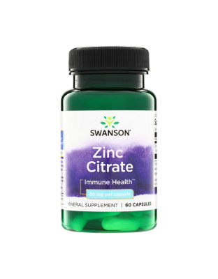 Swanson Zinc Citrate 30 mg (60 caps)