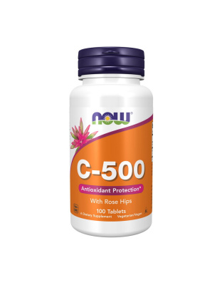 NOW C-500 with Rose Hips (100 tabs)