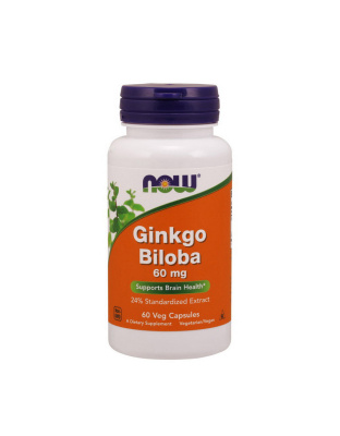 NOW Ginkgo Biloba 60 mg (60 caps)