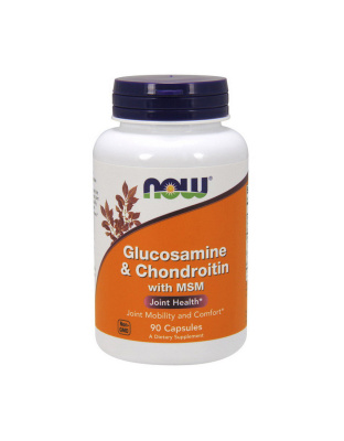 NOW Glucosamine & Chondroitin with MSM (90 caps)