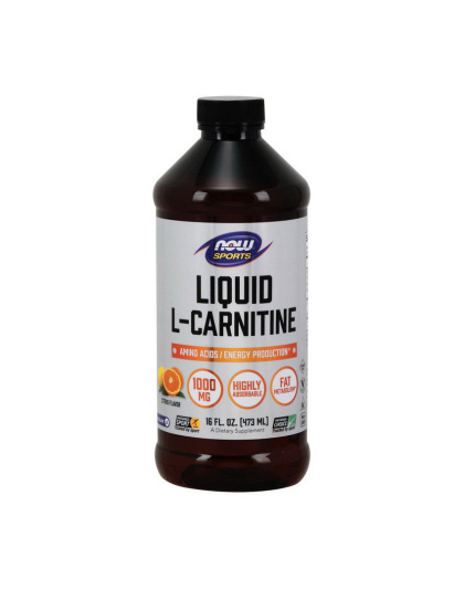 NOW L-Carnitine Liquid 1000 mg (473 ml, tropical punch)