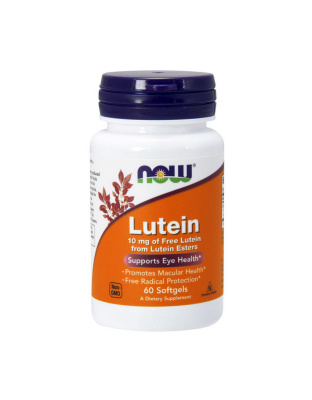 NOW Lutein 10 mg (60 softgels)