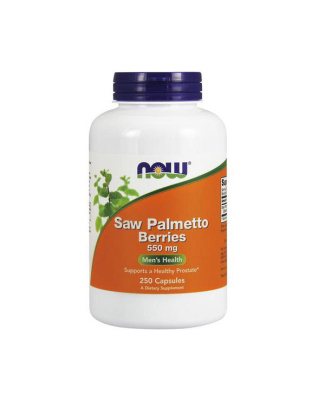 NOW Saw Palmetto Berries 550 mg (250 caps)