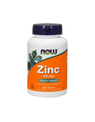 NOW Zinc 50 mg (250 tabs)