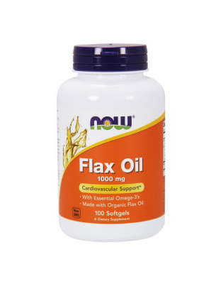 NOW Flax Oil (100 softgels)