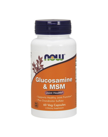 NOW Glucosamine & MSM (60 veg caps)