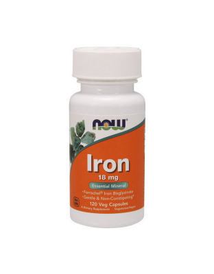 NOW Iron 18 mg (120 veg caps)