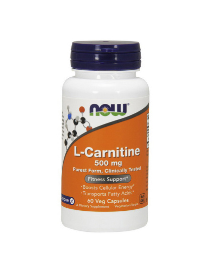 NOW L-Carnitine 500 mg (60 veg caps)