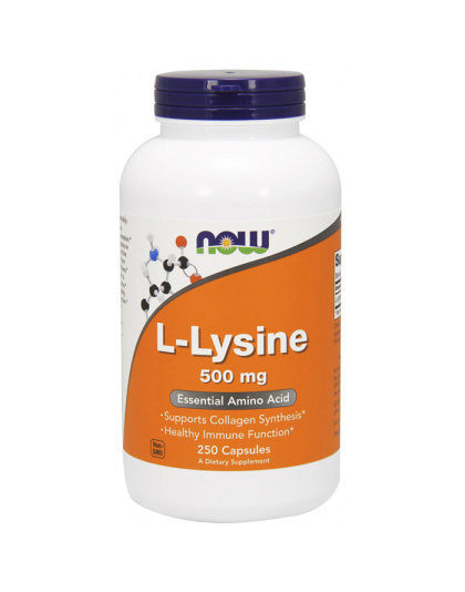 NOW L-Lysine 500 mg (250 caps)