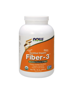 NOW Organic Fiber-3 (454 g)