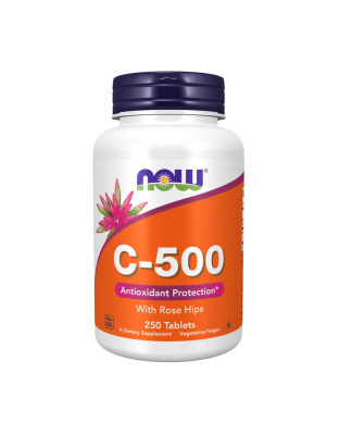 NOW C-500 with rose hips (250 tabs)