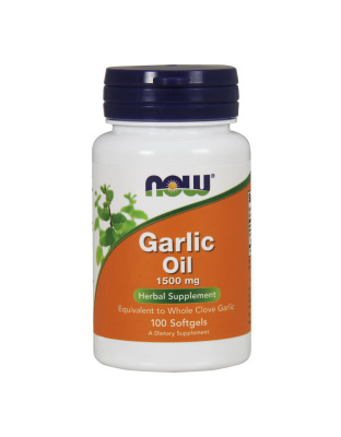 NOW Garlic Oil 1500 mg (100 softgels)