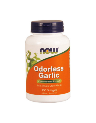 NOW Odorless Garlic (250 softgels)