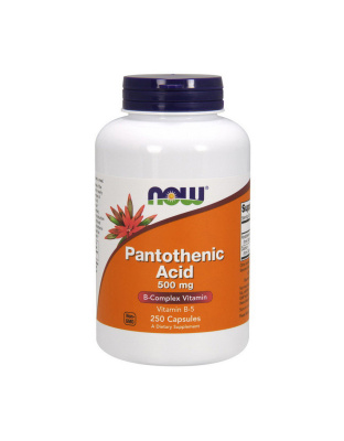 NOW Pantothenic Acid 500 mg (250 caps)