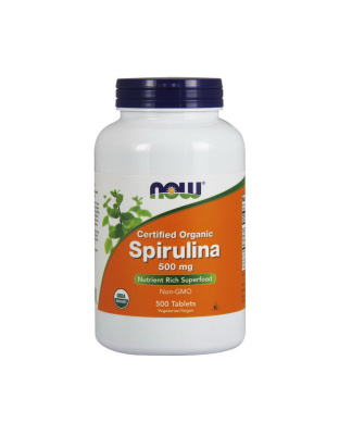NOW Spirulina 500 mg organic (500 tabs)