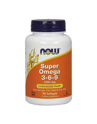 NOW Super Omega 3-6-9 1200 mg (90 softgels)