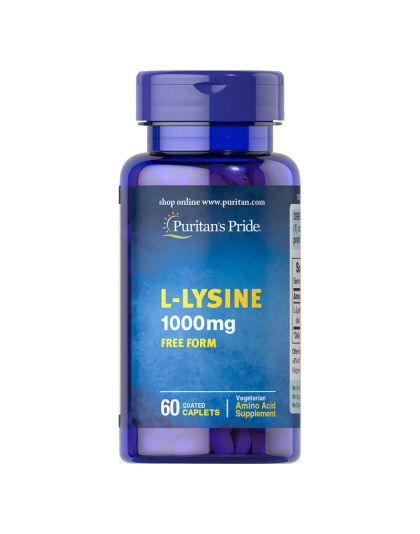 Puritan's Pride L-Lysine 1000 mg (60 caplets)
