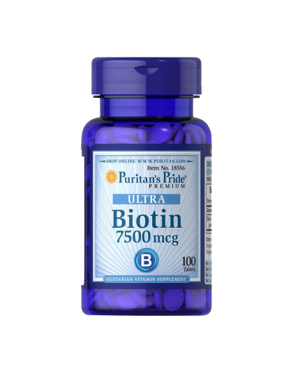 Puritan's Pride Ultra Biotin 7500 mcg (100 tabs)