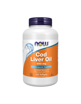 NOW Cod Liver Oil (250 softgels)