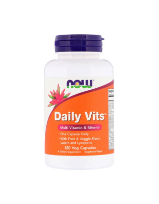 NOW Daily Vits (120 veg caps)