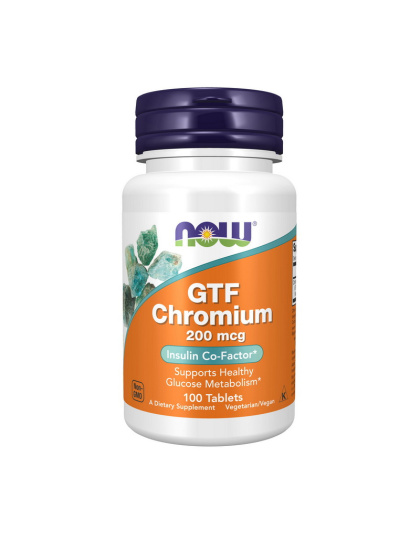 NOW GTF Chromium 200 mcg (100 tab)