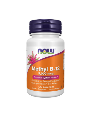 NOW Methyl B-12 5000 mсg (120 Lozenges)
