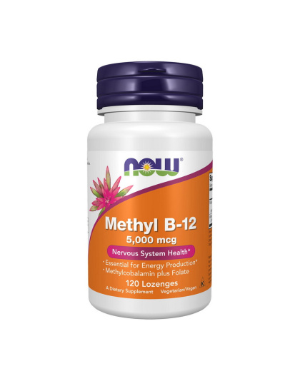 NOW Methyl B-12 5000 mсg (120 Lozenges)