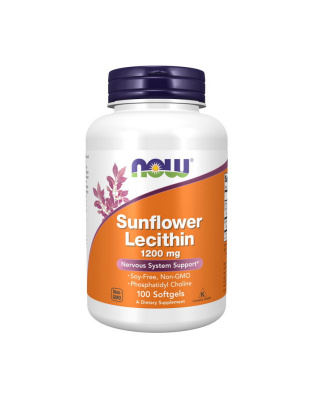 NOW Sunflower Lecithin 1200 mg (100 softgels)