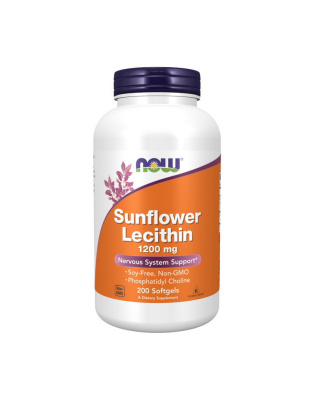 NOW Sunflower Lecithin 1200 mg (200 softgels)