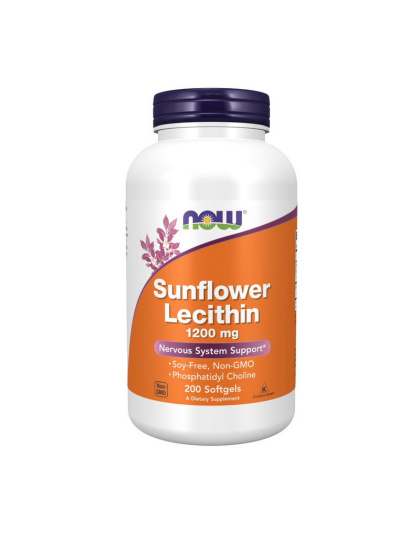 NOW Sunflower Lecithin 1200 mg (200 softgels)