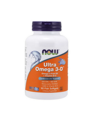 NOW Ultra Omega 3-D (90 fish softgels)