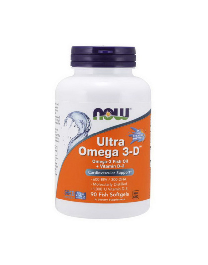 NOW Ultra Omega 3-D (90 fish softgels)