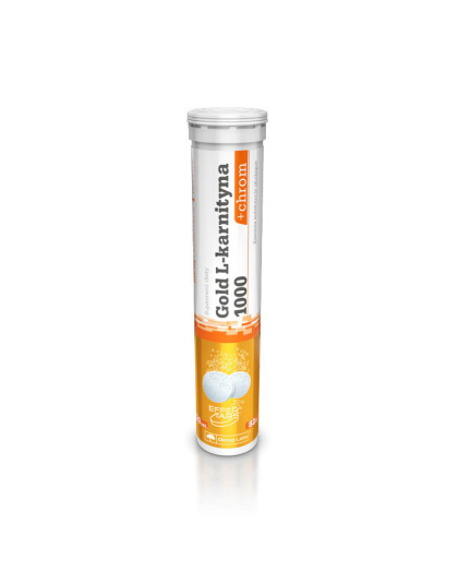 OLIMP Gold L-karnityna 1000 + chrom (20 tab, orange)